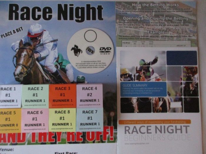 Race Night DVDs Horse Racing UK Charity Fundraising Ideas